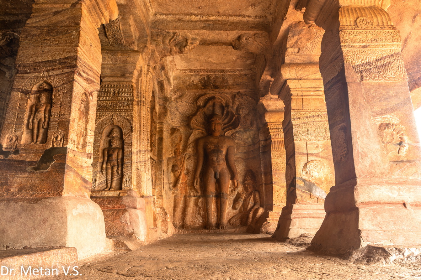 Mahaveer Jain temple Badami caves image by Dr Vyankatesh Metan Solapur C 1